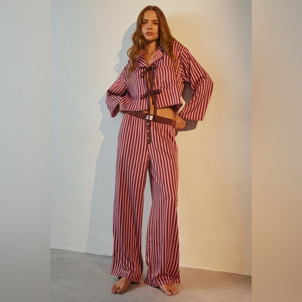 Urban Outfitters Out From Under Avril Satin Boxer PJ Pant